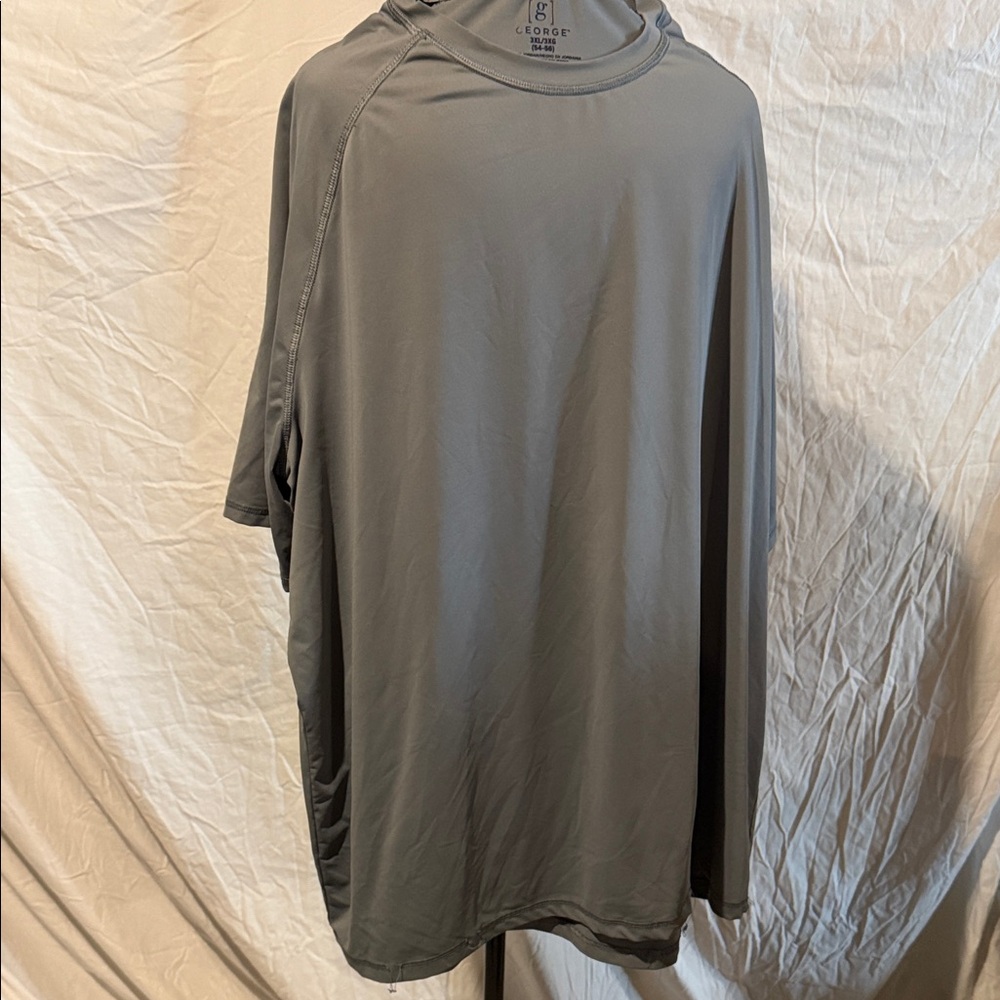 George Men's Quick-Dry Crew Neck Tee - Gray